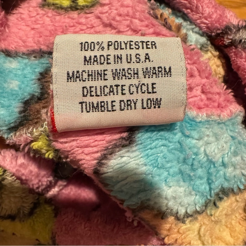 Love and Kisses Fleece Pink Pajama Pants Cupcakes Milk Cookies Girls 12-14 - Picture 2 of 5